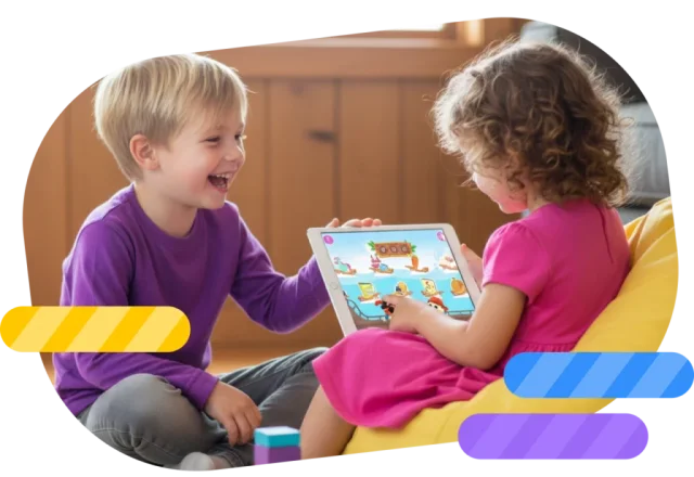 Children learning with Smart Tales