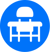 Icon representing a classroom desk.