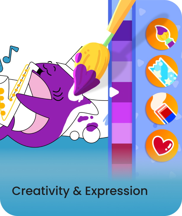 Activities that develop imagination, drawing skills, and creative confidence.