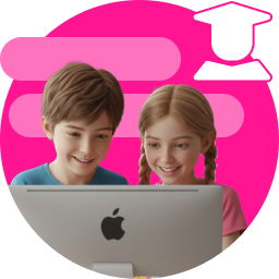 Icon representing students