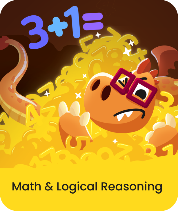 Fun, structured games that develop number sense, pattern recognition, and foundational logical thinking.