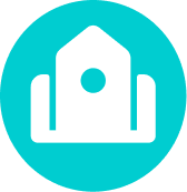 Icon representing the school section.